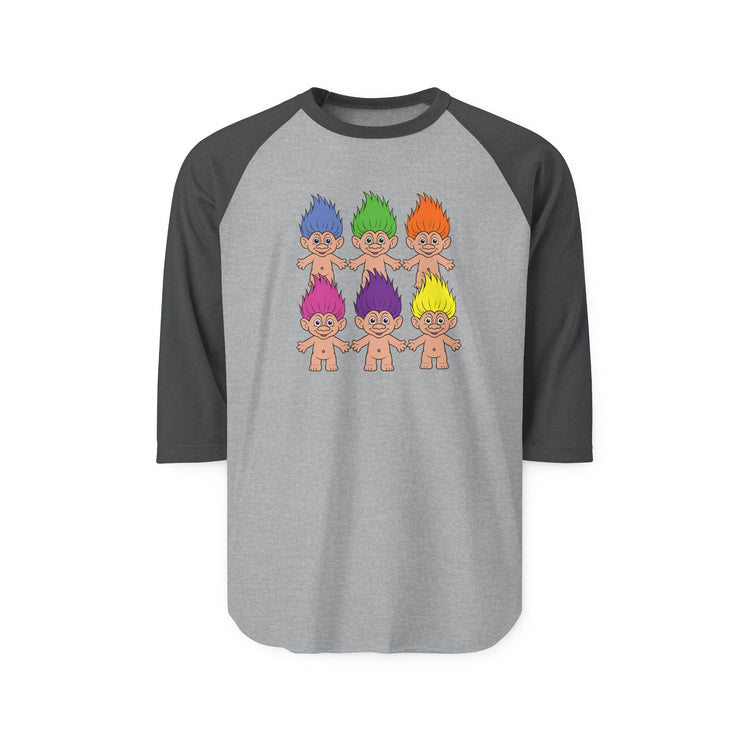 Trolling 3/4 Raglan Shirt - Fandom-Made