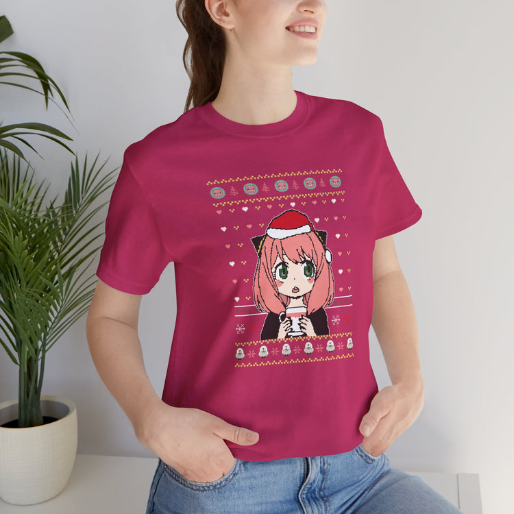 Anya Forger Ugly Christmas Sweater Unisex T-Shirt - Fandom-Made