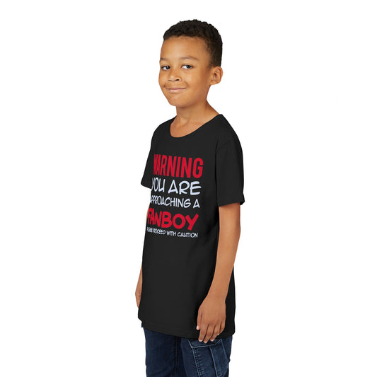 Warning Fanboy Youth Tee - Fandom-Made
