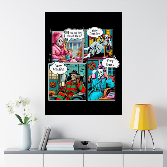 Very Demure Very Mindful Very Scary Poster - Fandom-Made