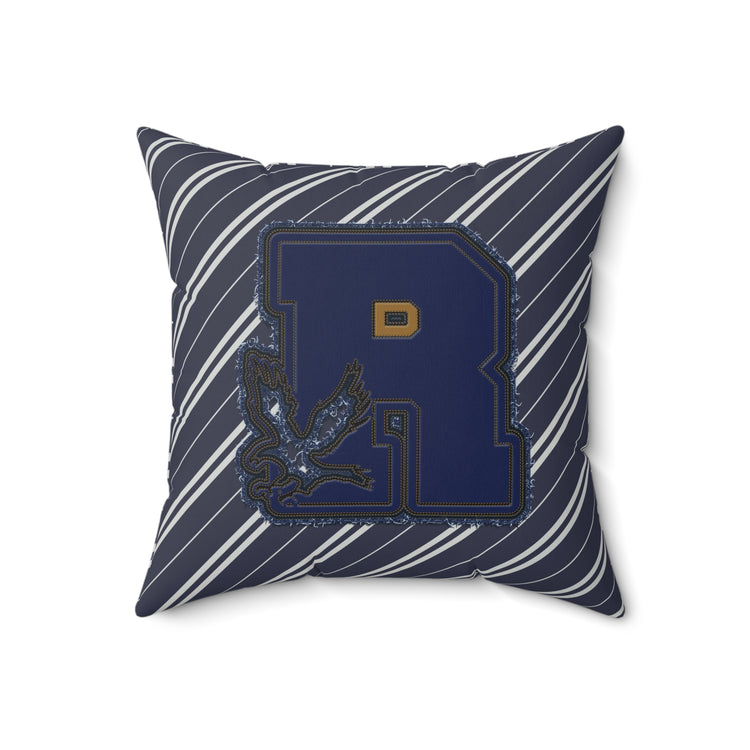 Ravenclaw R Embroidery Design Square Pillow - Fandom-Made