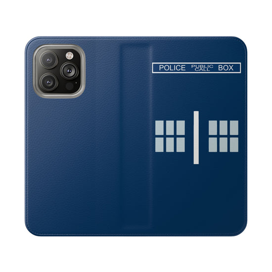 Tardis Flip Case - Fandom-Made