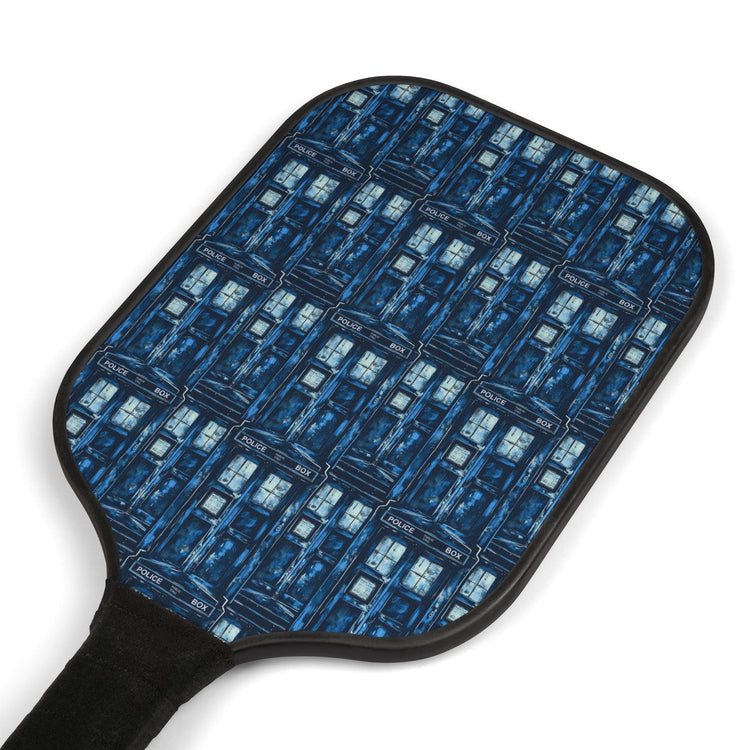 Tardis All-Over Print Pickleball Kit - Fandom-Made