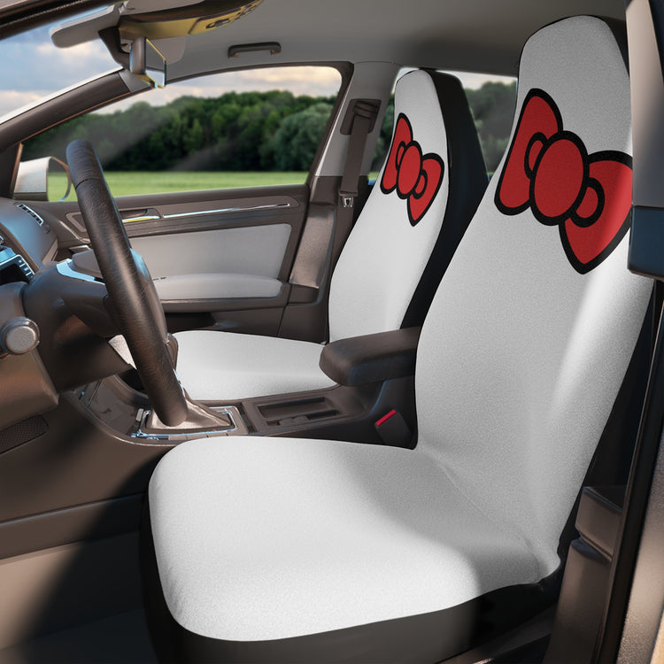Bow Car Seat Cover - Fandom-Made