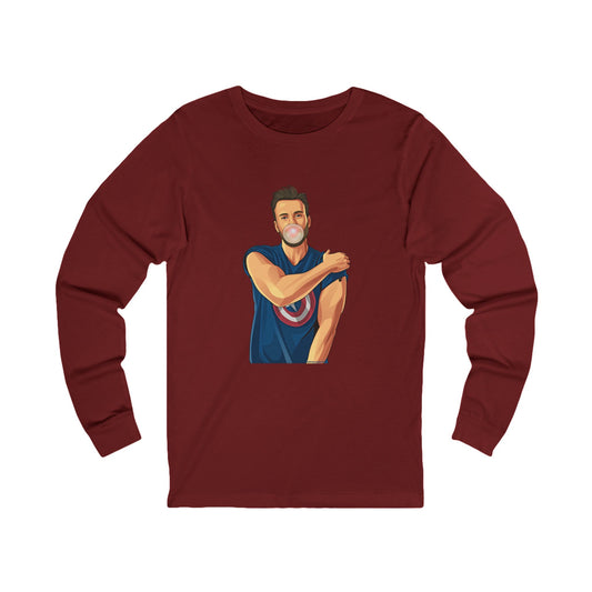 Chris Evans Unisex Long Sleeve Tee - Fandom-Made