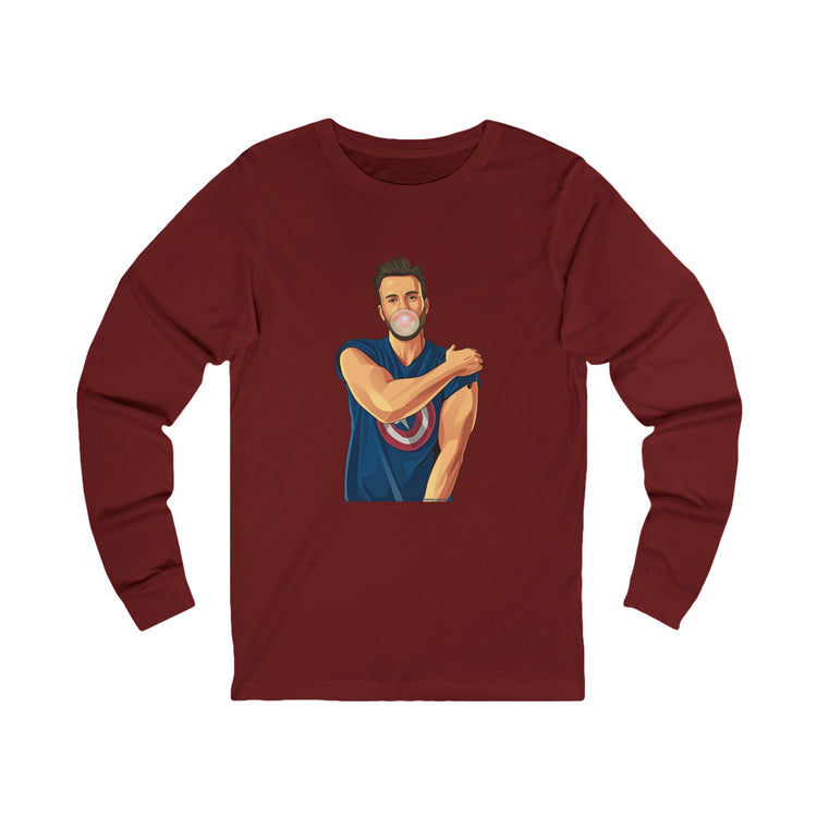 Chris Evans Unisex Long Sleeve Tee