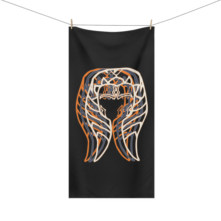 Ahsoka Head And Face Cotton Beach Towel - Fandom-Made