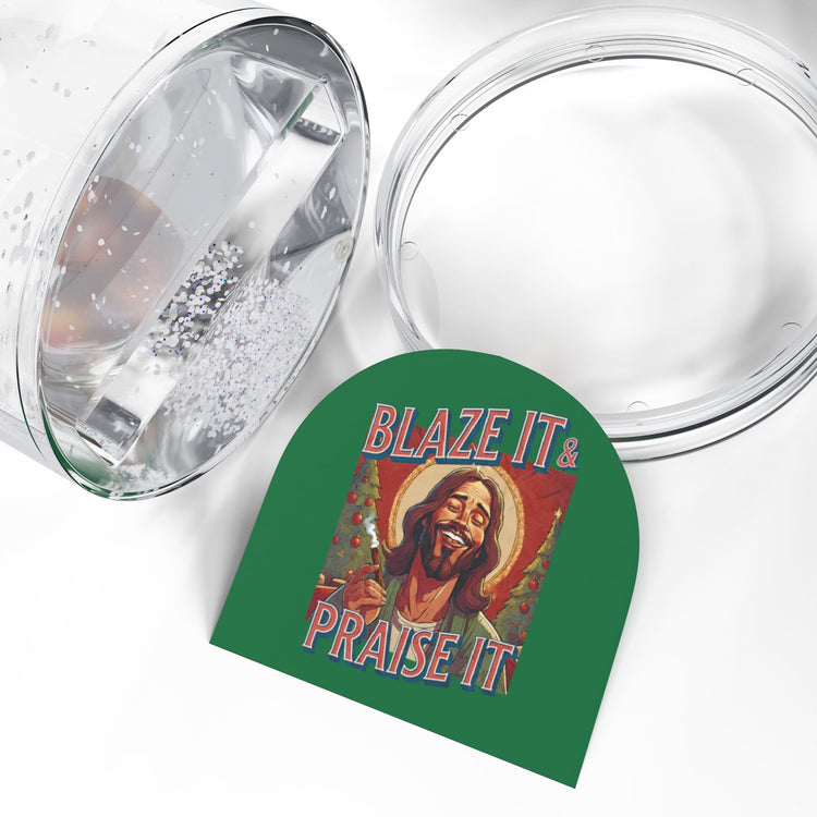 Blaze It Snow Globe