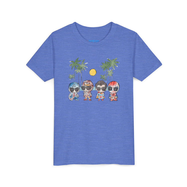 Summertime Heroes Youth Tee - Fandom-Made