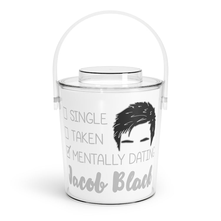 Mentally Dating Jacob Black Ice Bucket with Tongs - Fandom-Made