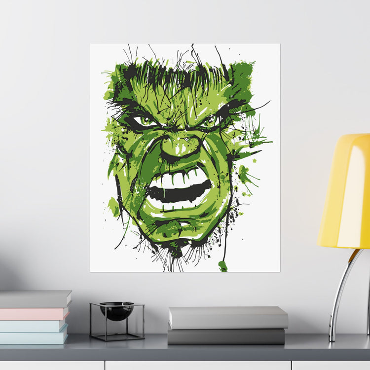 Hulk Face Poster