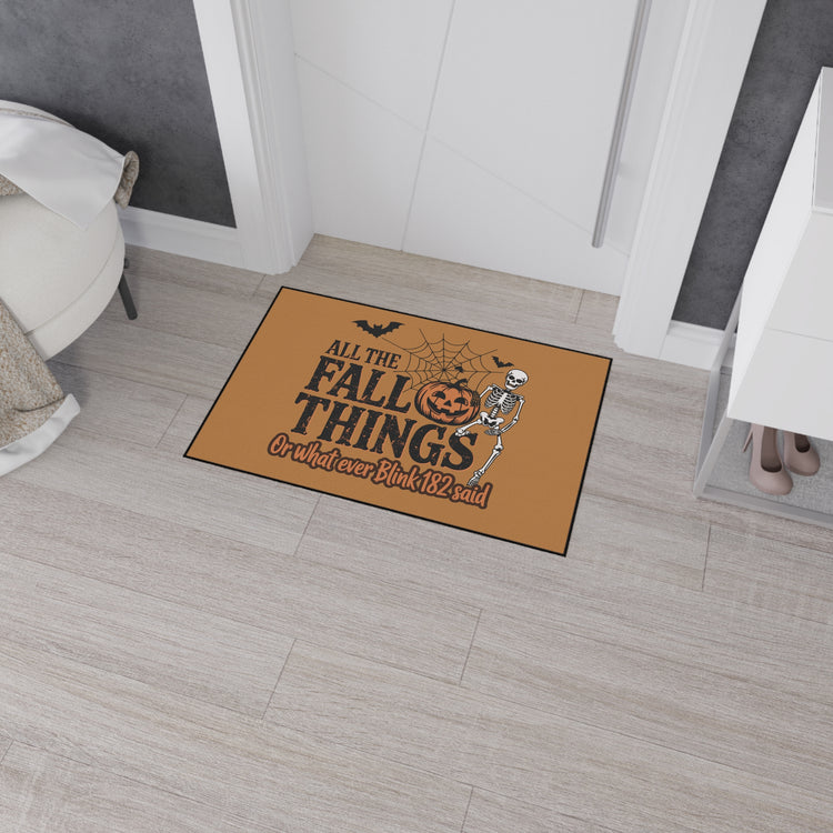 All The Fall Things Heavy Duty Floor Mat - Fandom-Made