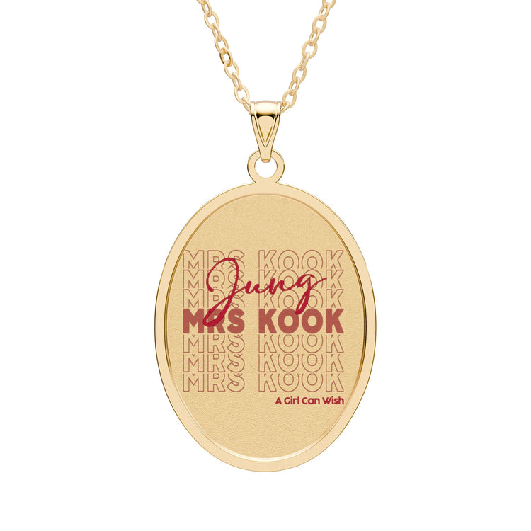 Mrs. Jung Kook Oval Pendant