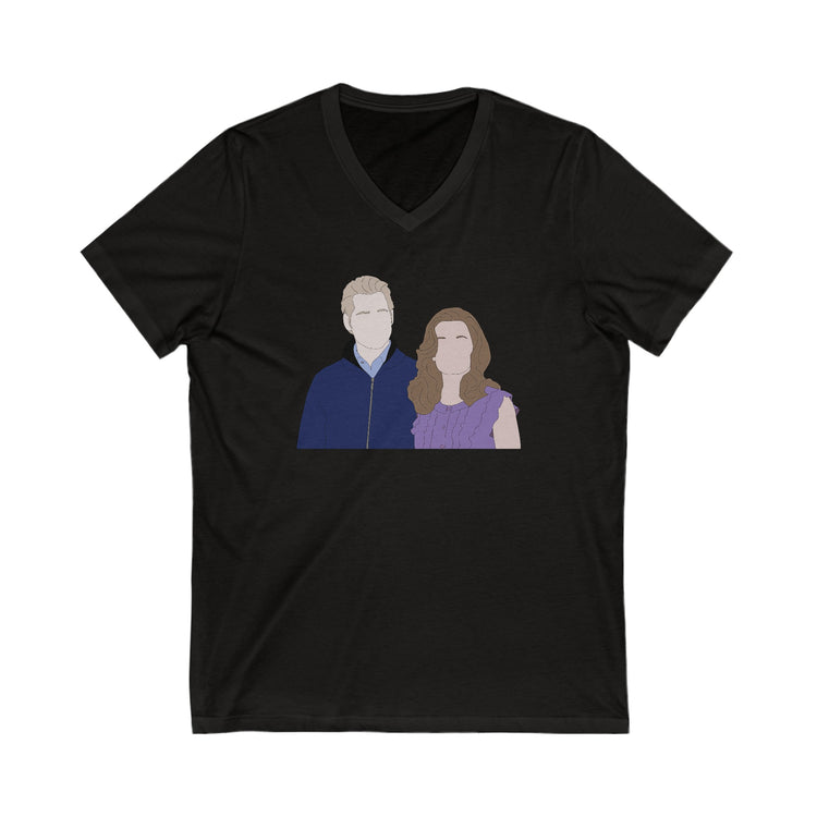 Dr. Cullen and Esme V-Neck Tee - Fandom-Made