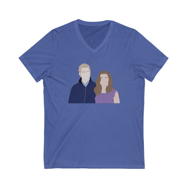 Dr. Cullen and Esme V-Neck Tee - Fandom-Made