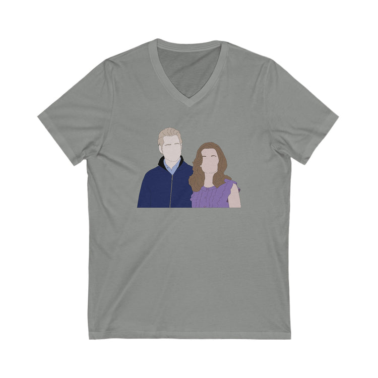 Dr. Cullen and Esme V-Neck Tee - Fandom-Made