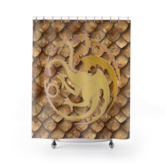 All Hail Aegon Targaryen Shower Curtain - Fandom-Made