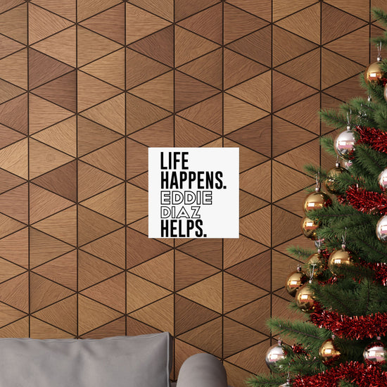 Life Happens Eddie Diaz Helps Poster - Fandom-Made