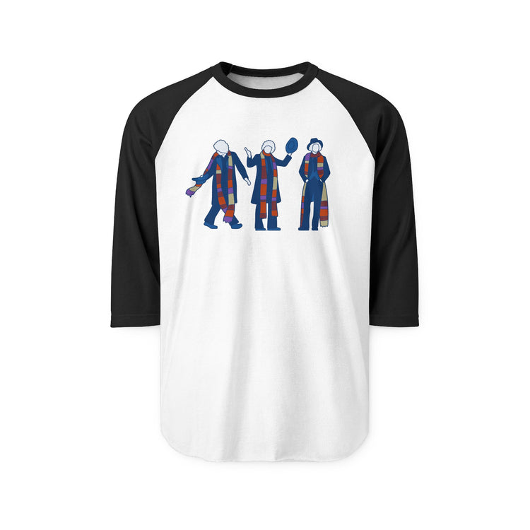 Fourth Doctor 3/4 Raglan Shirt - Fandom-Made