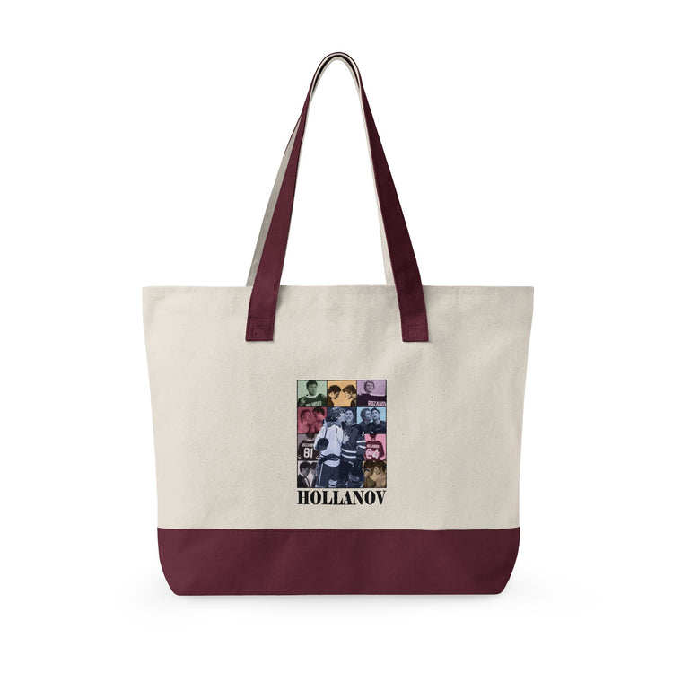 Hollanov Zippered Canvas Tote - Fandom-Made