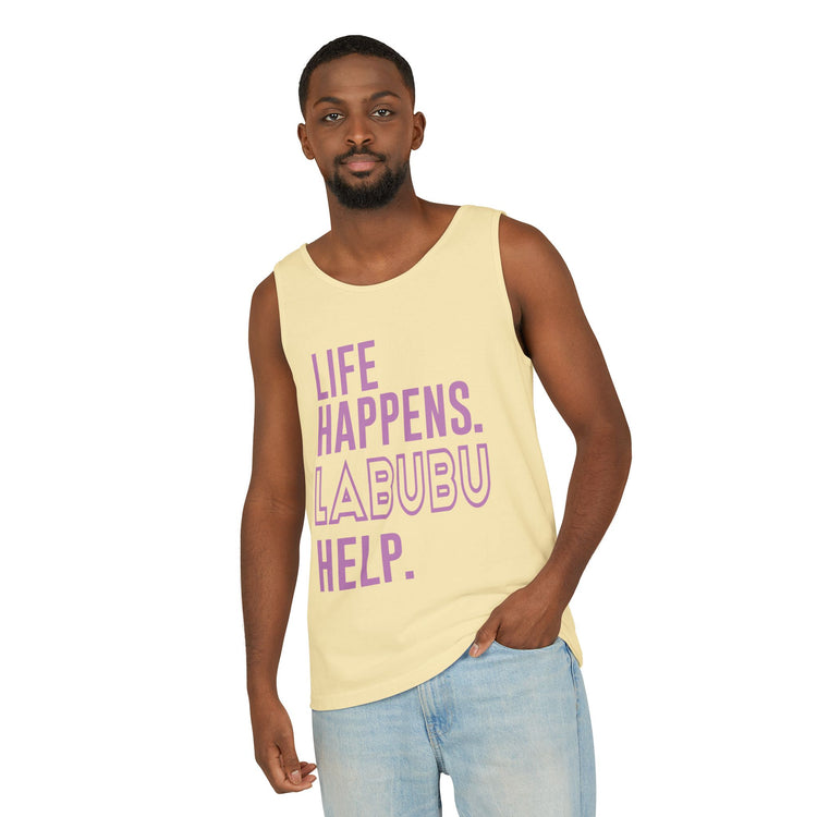 Life Happens Labubu Help Tank Top - Fandom-Made