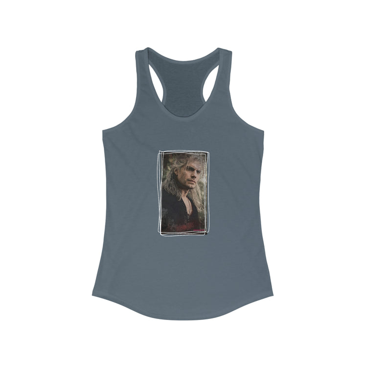 Geralt of Rivia Women's Ideal Racerback Tank - Fandom-Made