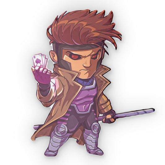 Gambit-Shaped Pillow - Fandom-Made
