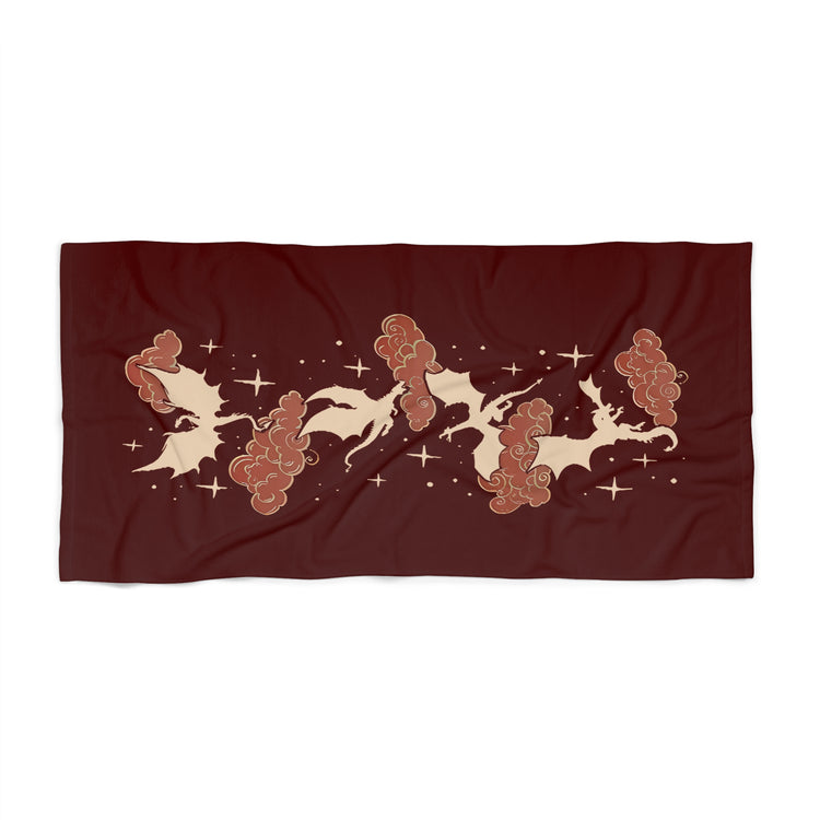 Flying Dragons Beach Towel - Fandom-Made