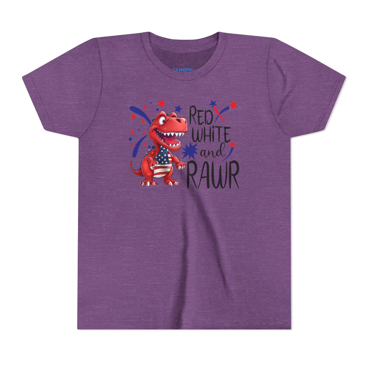 Red White and Rawr Youth Tee - Fandom-Made
