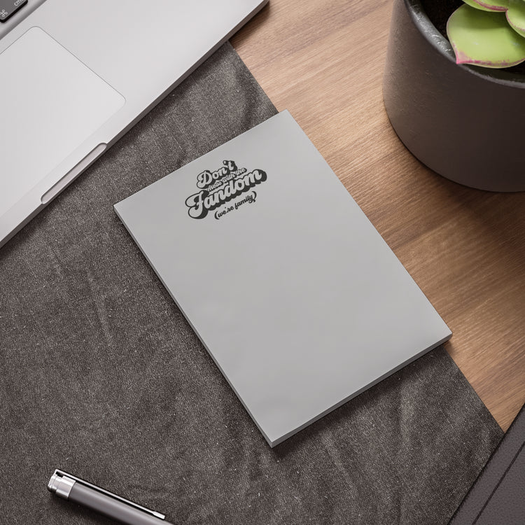 Don't Mess With The Fandom Post-it® Note Pad - Fandom-Made