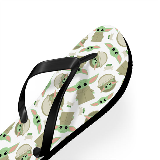 Grogu All-Over Print Flip Flops - Fandom-Made