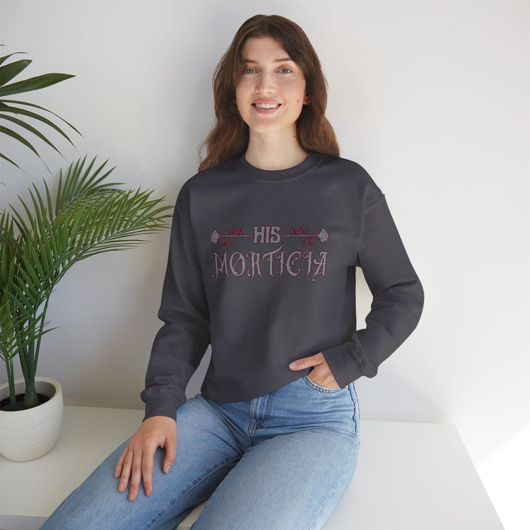 His Morticia Sweatshirt - Fandom-Made