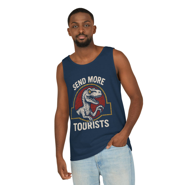 Send More Tourists Tank Top