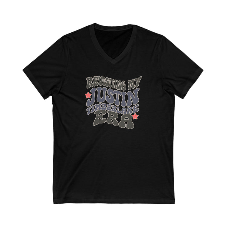 Justin Era V-Neck Tee - Fandom-Made