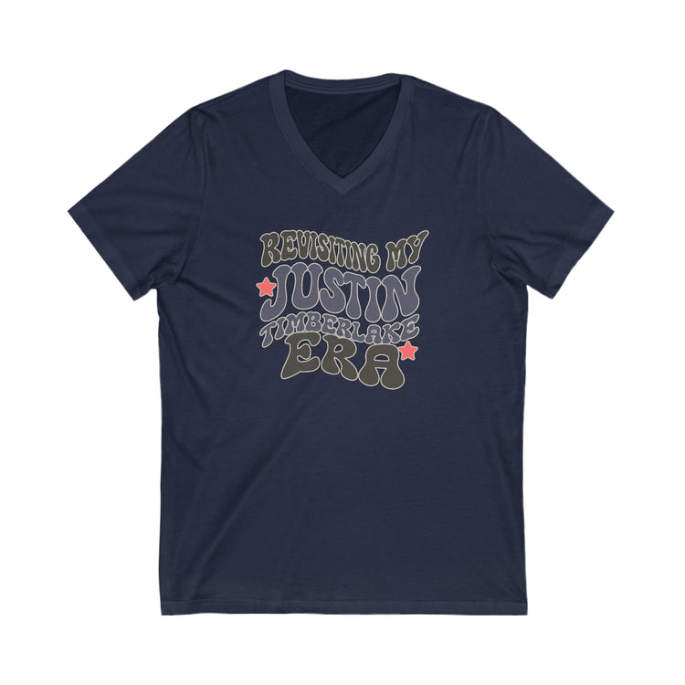 Justin Era V-Neck Tee - Fandom-Made
