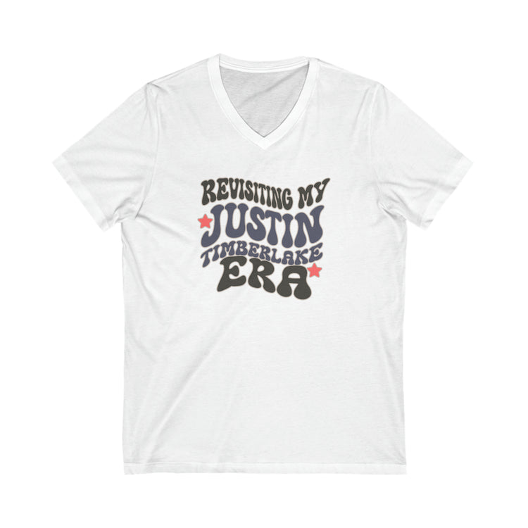 Justin Era V-Neck Tee - Fandom-Made