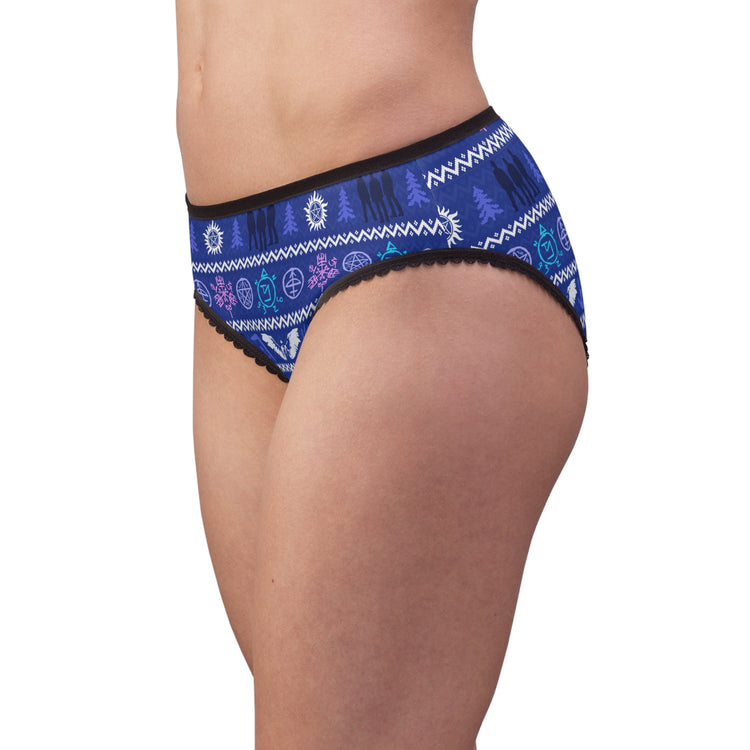 Supernatural Ugly Christmas Sweater Women's Briefs - Fandom-Made