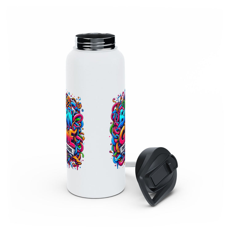 Born To Game Forced To Go To School Water Bottle - Fandom-Made