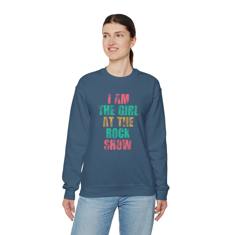 Girl At The Rock Show Sweatshirt - Fandom-Made