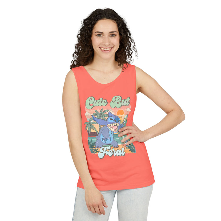 Cute But Feral Tank Top - Fandom-Made