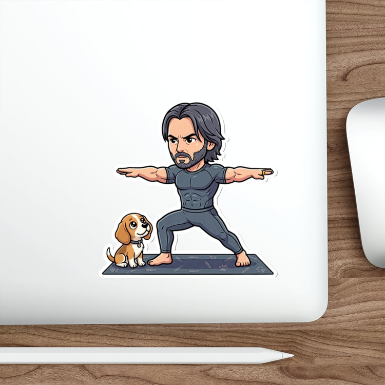 Yoga Wick Die-Cut Sticker