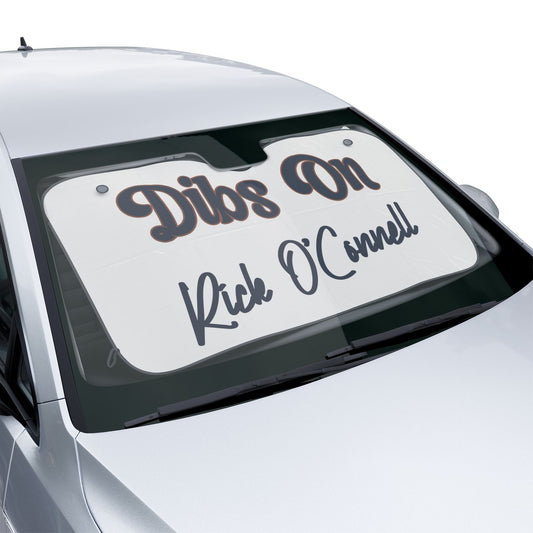 Dibs On Rick O'Connell Car Sunshade - Fandom-Made