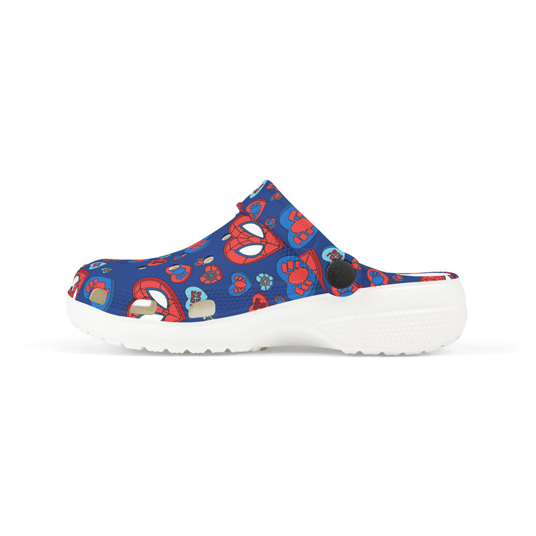 Spidey Conversation Hearts Kids Clogs - Fandom-Made
