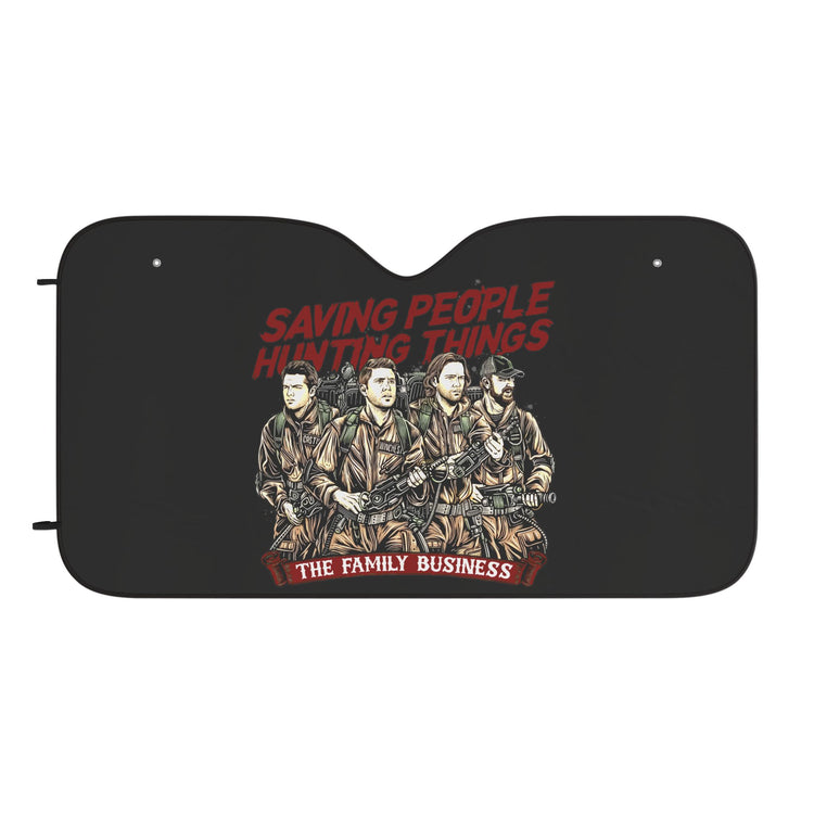 Supernaturalbusters Car Sunshade - Fandom-Made