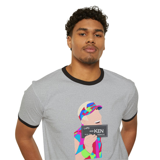 Mugshot Ken Ringer T-Shirt - Fandom-Made