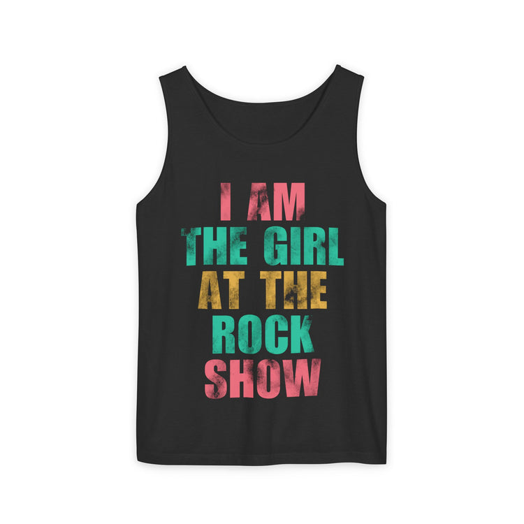 Girl At The Rock Show Tank Top - Fandom-Made