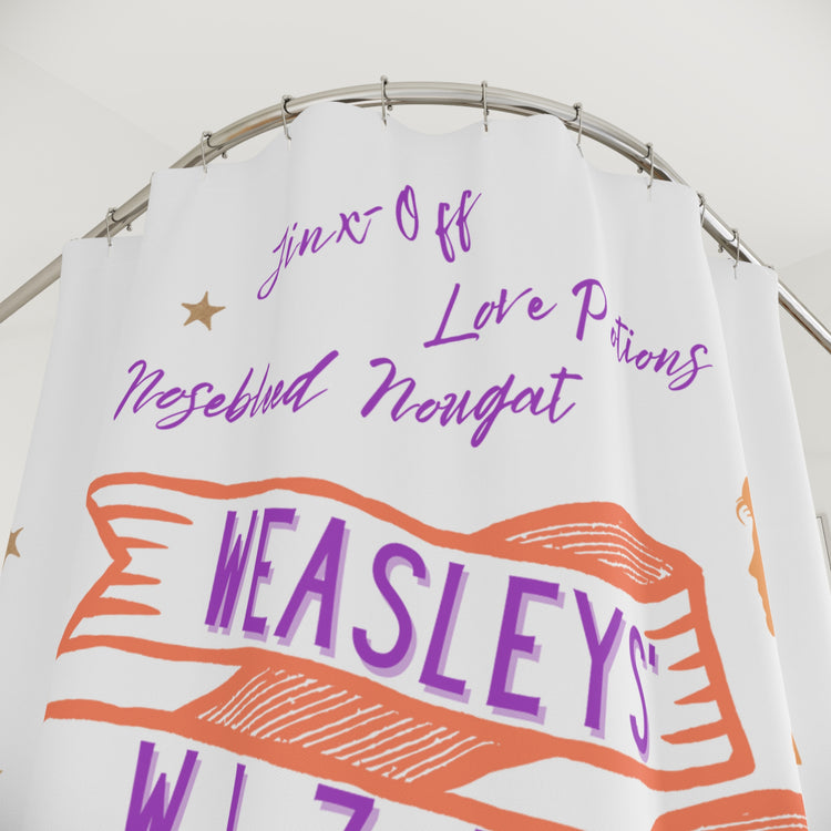 Wizard Wheezus Shower Curtain - Fandom-Made