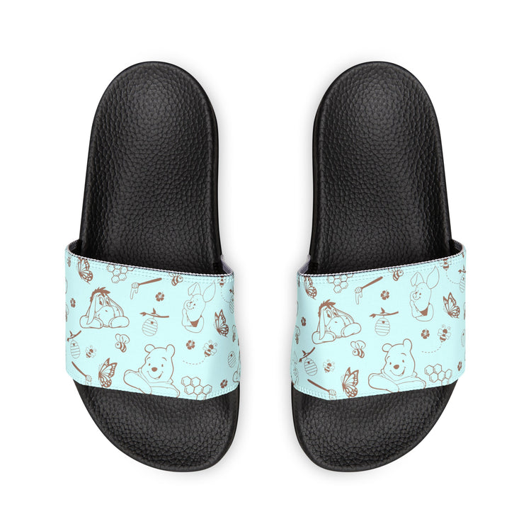 Winnie All-Over Print Youth Slides - Fandom-Made