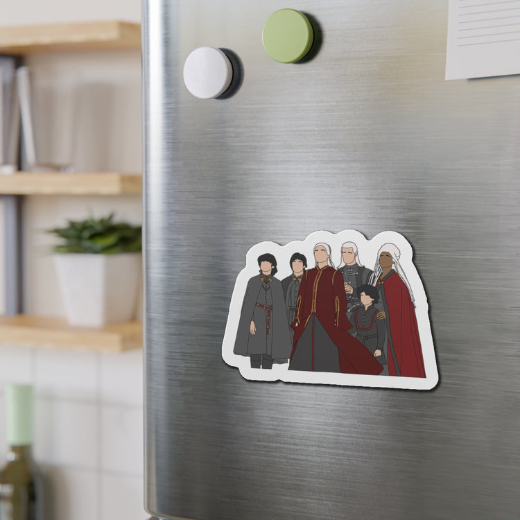 Team Black Group Die-Cut Magnet - Fandom-Made