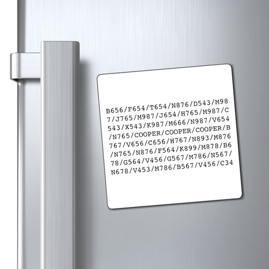 Briggs Code Magnet - Fandom-Made